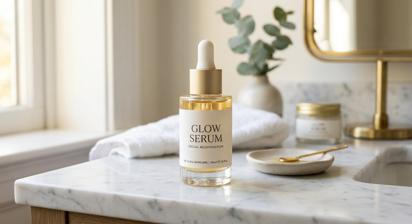 Product Packaging with Text